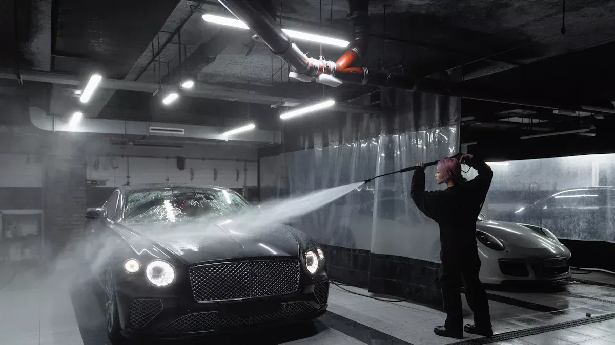 Qual gerador de tamanho para executar lavadora de pressão elétrica