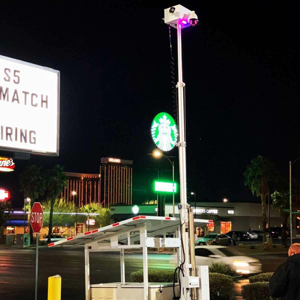 Cores leves da torre