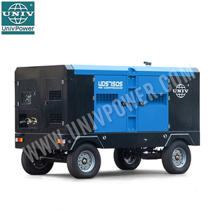 Compressor de ar diesel rebocável do parafuso da venda direta da fábrica 750CFM para uso exterior